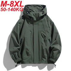 Oversized Men’s Hooded Windbreaker by Snagg A Jacket