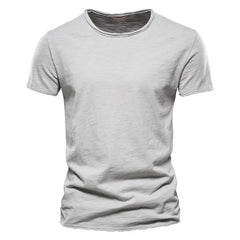 100% Cotton Daily Tee | Lightweight Summer Fitness & Leisure Top