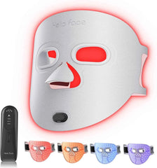 Wireless Near-Infrared and Red Light Therapy Facial Mask