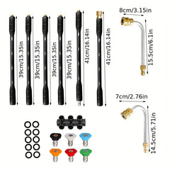 4000 PSI Heavy Duty Pressure Washer Extension Rod Kit by Snagg As Extension Rod