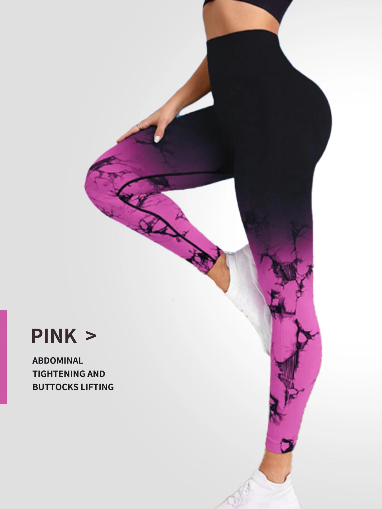 Tie-Dye Seamless Yoga Pants by Snagg A Pant