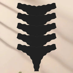 Seamless Sport Thong Panties 5-Pack | Low Rise V-String Invisible Comfortable Women's Underwear