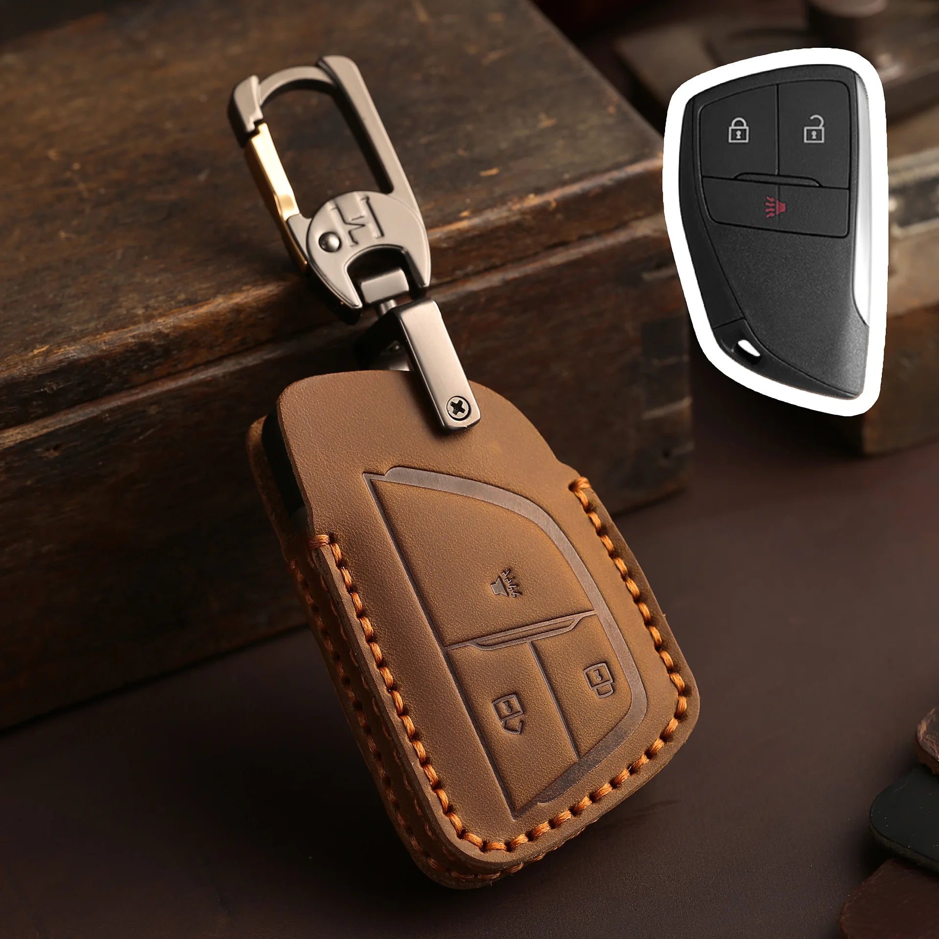 3 Buttons Car Key Cover Case by Snagg A Key Cover