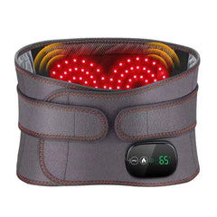 Cordless Waist Belt Massager – Heated Vibration Lumbar Support & Back Relief Brace