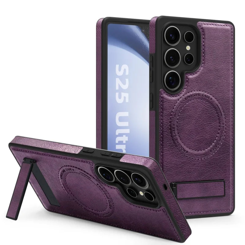 Stand Holder Magnetic Case For Samsung Galaxy S25 Series by Snagg A Phone Case