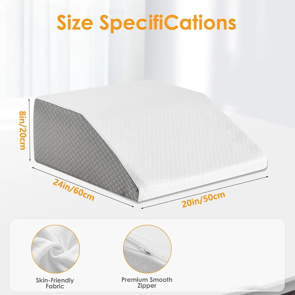 Leg Elevating Memory Foam Pillow by Snagg A Pillow