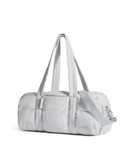 Women's Quilted Gym & Travel Duffle Bag – Yoga Mat Carrier with Wet & Dry Pocket for Sport & Weekend (18L)
