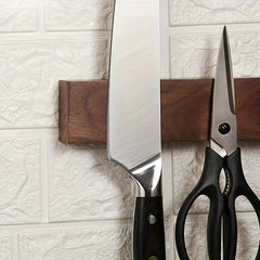16 Inch Walnut Magnetic Knife Holder by Snagg A Rack