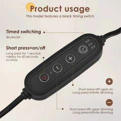 Adjustable Fragrance Warmer with Timer & Ambient Lighting by Snagg A Table Lamp