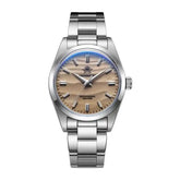 Stainless Steel Quartz Timepiece Watch 10BAR Waterproof Design - Brown / 46 Mm - Men’s Watches