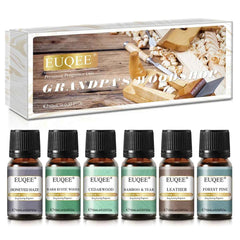 6 Piece Fragrance Oil Collection – 10ml Pure Natural Aroma Diffusion Set for Wellness & DIY Crafting