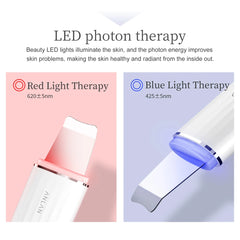 Ultrasonic Skin Scrubber & EMS Facial Lifting Device