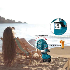 Clip-on cordless fan for Makita 18V batteries – image 5