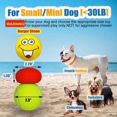 6PCS Latex Squeaky Dog Balls - SnaggIt