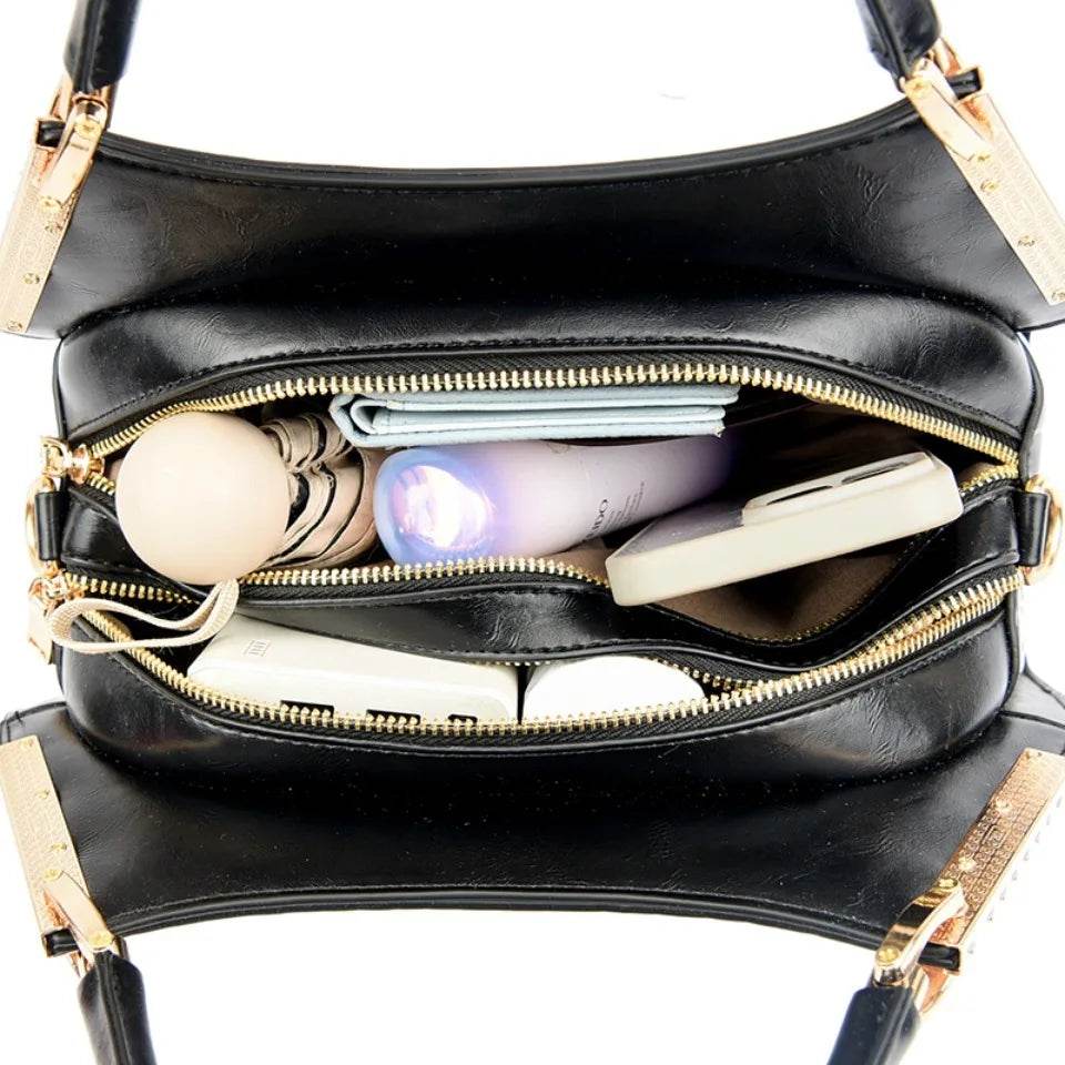 Alligator Patent Leather Crossbody Shoulder Bag - SnaggIt