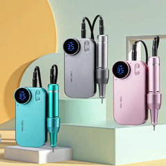 Professional 35,000 RPM Ultra Portable Electric Nail Drill – 4500mAh High-Capacity Rechargeable Manicure Station