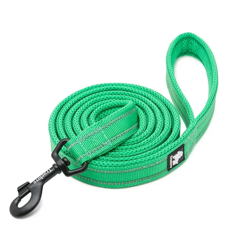 Soft Padded Reflective Dog Leash by Snagg A Leash