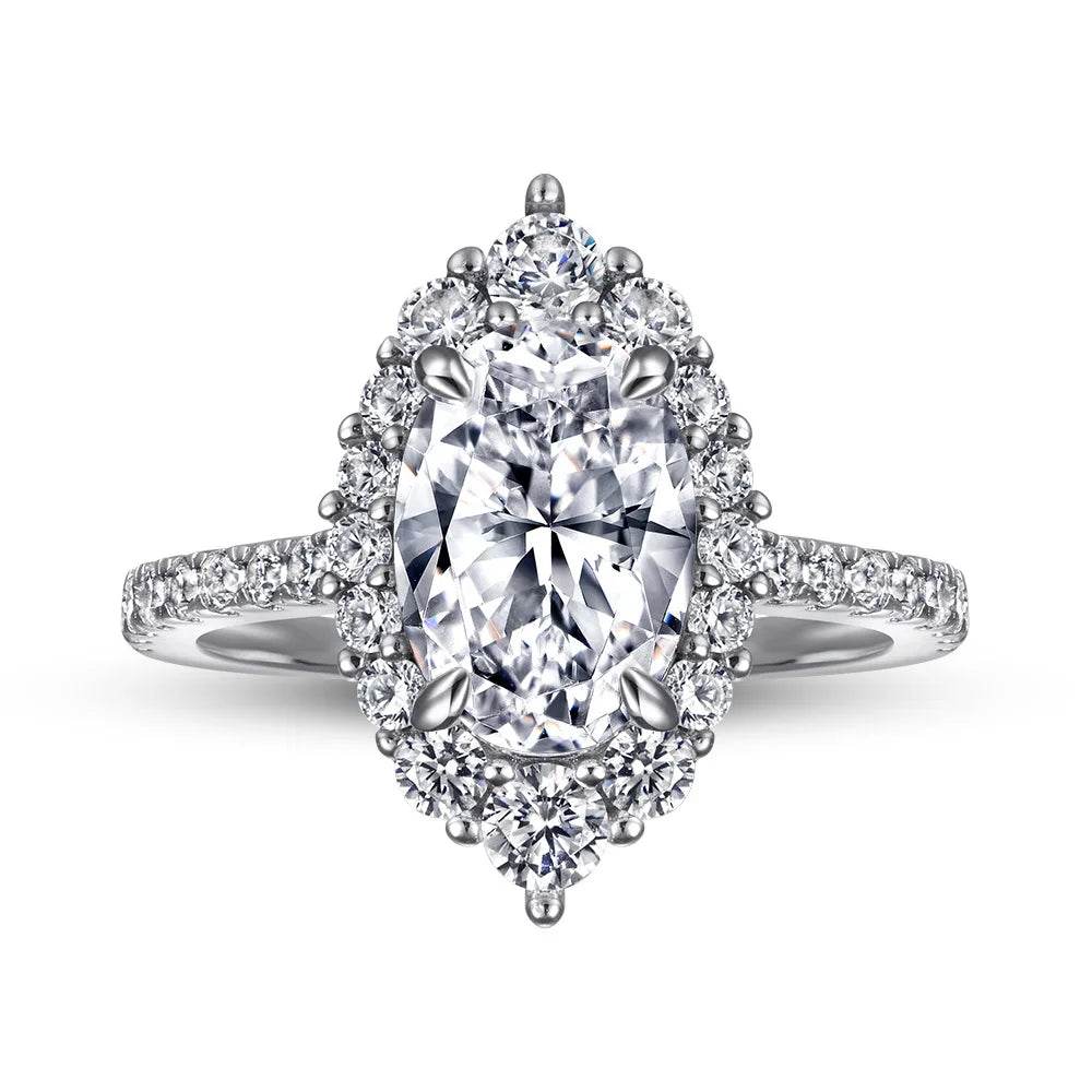 2.5ct Oval Moissanite Ring - SnaggIt