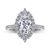 2.5ct Oval Moissanite Ring - SnaggIt