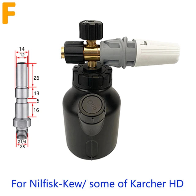 1L Pressure Washer Foam Cannon by Snagg A Foam Cannon