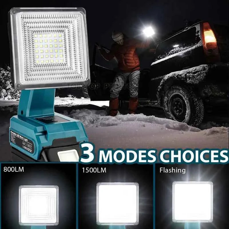 LED work light for Makita 18V batteries – image 4