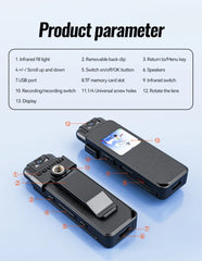 4K HD Mini Action Camera – Waterproof Helmet Cam with Clip Mount by Snagg A Portable Camera