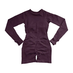 Women's Long Sleeve Backless Yoga Jumpsuit | Seamless One-Piece High-Impact Gym Fitness Playsuit