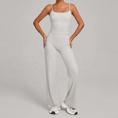 Women's 2-Piece Push-Up Yoga Tracksuit | High Waist Leggings & Fitness Bra Workout Gym Sportswear