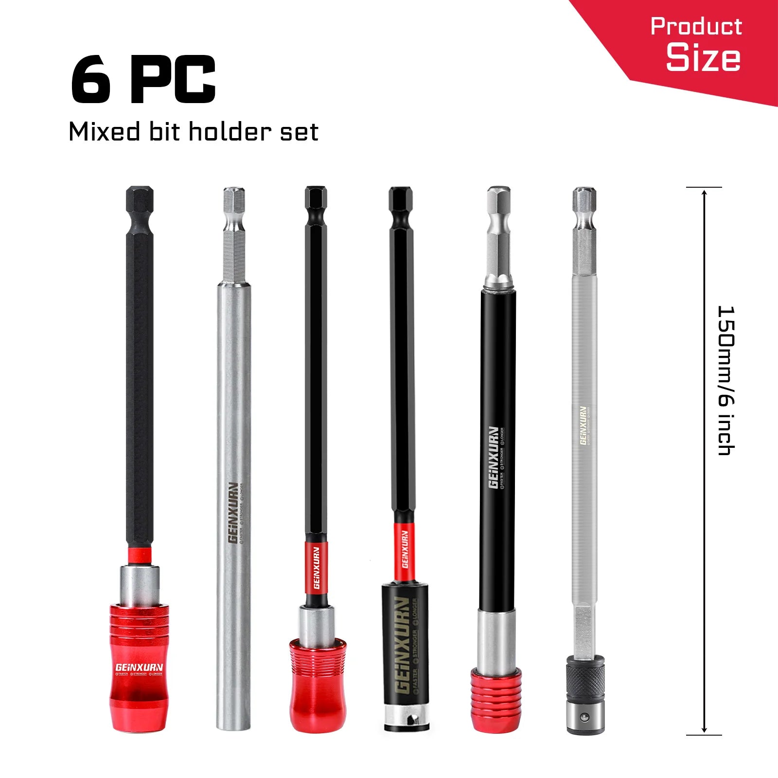 Hex Shank Quick-Change Screwdriver Bit Holder Set | Extension Drill Bit Guide Mixed 4–9pcs