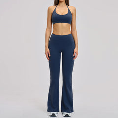 Women's 2-Piece Fitness Tracksuit | Seamless Sports Bra & High Waist Leggings Yoga Gym Set