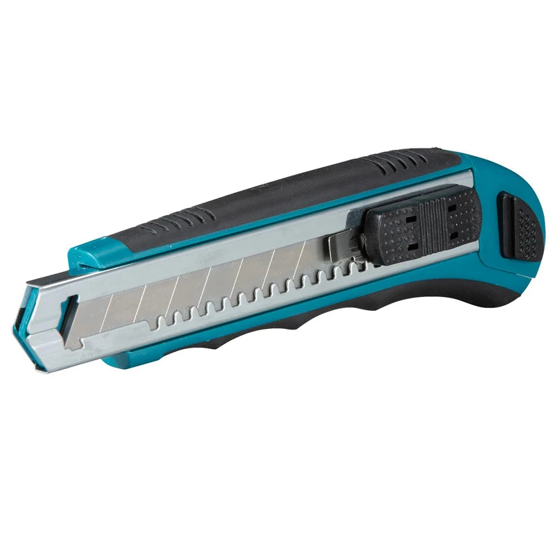 Makita Slide Lock Snap Off Utility Knife 18mm – Heavy Duty Retractable - D-65713