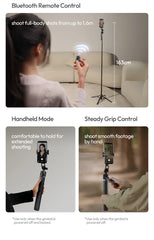 Auto Tracking Selfie Stick Tripod Gesture Control by Snagg A Tripod