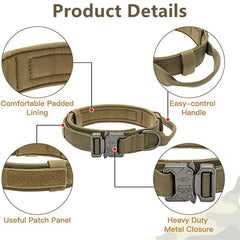 Tactical Dog Collar & Leash Set by Snagg A Leash