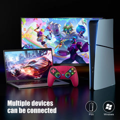 G5 RGB Wireless Controller | Dual Vibration & Macro/Turbo for PS5 & PC