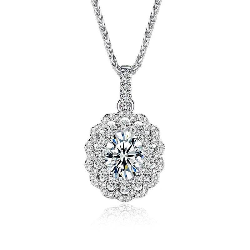 2ct Moissanite Ring & Necklace Set - SnaggIt