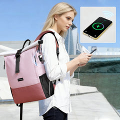Large Capacity Waterproof Travel Backpack 15.6" with USB Charge Port