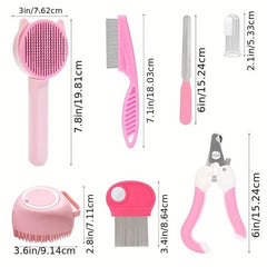 8Pcs Pet Grooming Kit - SnaggIt