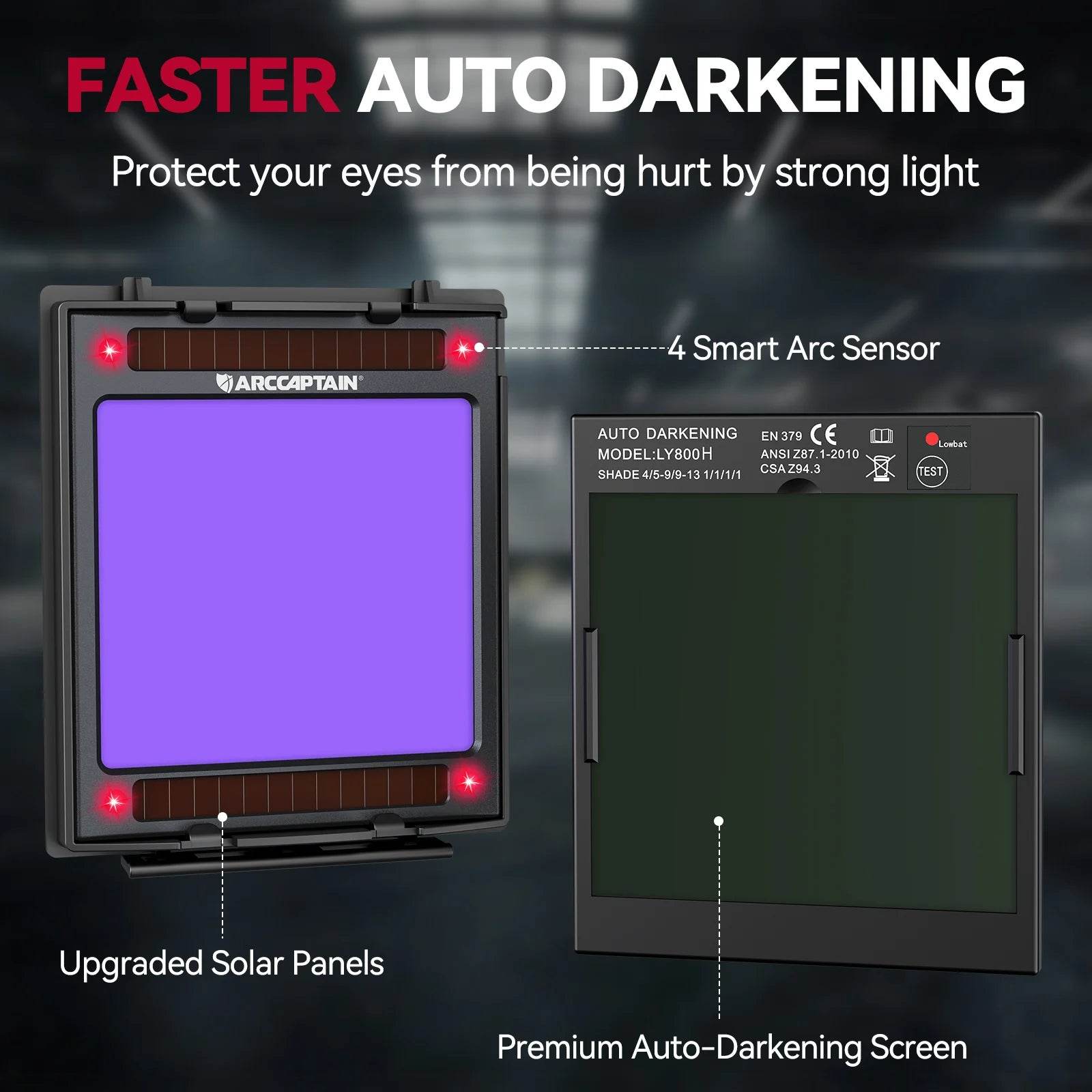 Auto-Darkening Welding Helmet - SnaggIt