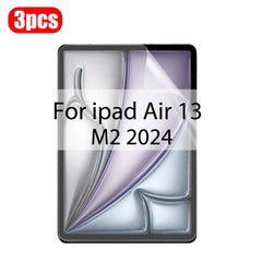 3 Pack Paper-Feel Screen Protector for iPad – Matte PET Writing & Drawing Film (No Glass)