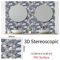 Imitation Brick & Cobblestone Wall Stickers by Snagg A Wall Sticker