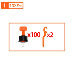 Tile Leveling System Kit 51–402pcs | Floor & Wall Tile Clips Spacers Leveler for Porcelain Ceramic