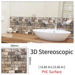 Imitation Brick & Cobblestone Wall Stickers by Snagg A Wall Sticker