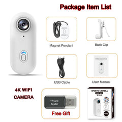 4K UHD Mini Action Camera by Snagg A Portable Camera