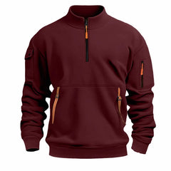 Unisex Half-Zip Stand Collar Fleece | Essential Autumn/Winter Daily Pullover