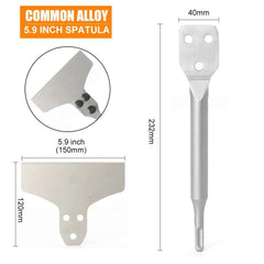 SDS Plus Heavy Duty Floor Scraper | Replaceable Scaling Chisel for Tile, Adhesive & Concrete Removal