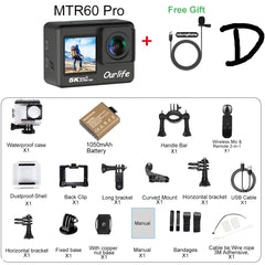 5K Action Camera – 30M Waterproof Sports Cam with Touch LCD by Snagg A Portable Camera