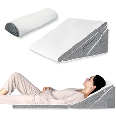 Wedge Pillow Set – Adjustable Folding Design for Comfort & Support by Snagg A Pillow
