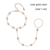 3mm D Color Moissanite Adjustable Tennis Bracelet - SnaggIt