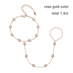 3mm D Color Moissanite Adjustable Tennis Bracelet - SnaggIt