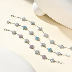 Full Moissanite Luxury Bracelet by Snagg A Bracelet